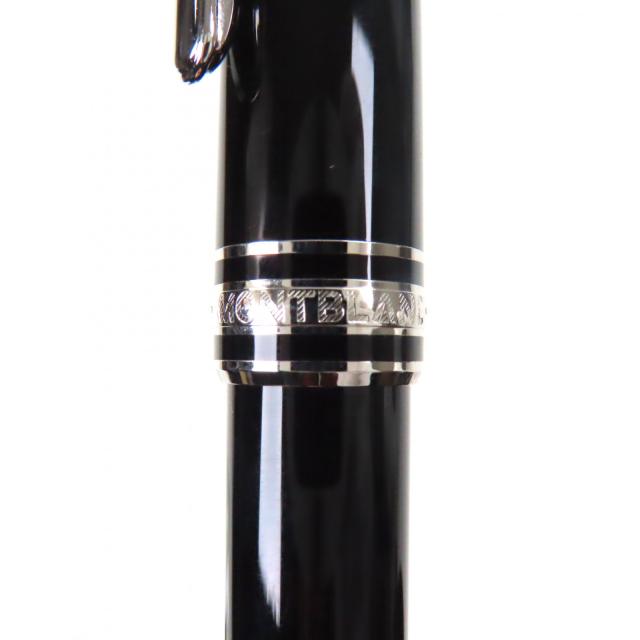 極美品▼MONTBLANC モンブラン マイスターシュテュック Pix ホワイトスター ツイスト式 ボールペン ブラック シルバー ドイツ製 筆記◎_5