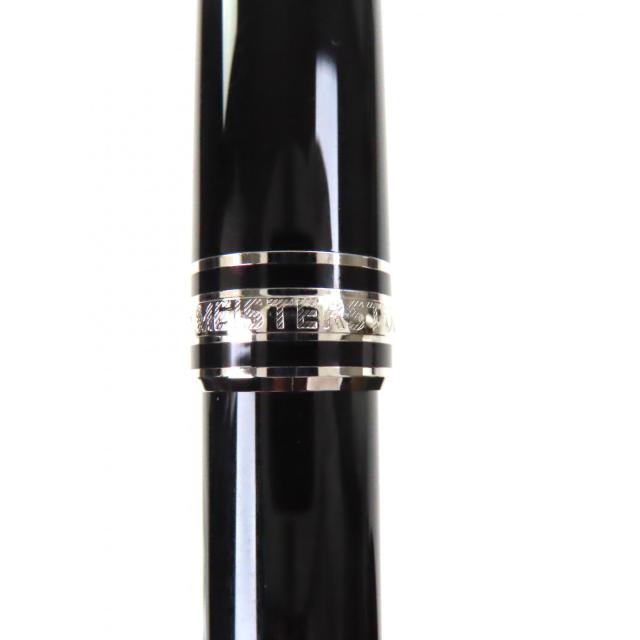 極美品▼MONTBLANC モンブラン マイスターシュテュック Pix ホワイトスター ツイスト式 ボールペン ブラック シルバー ドイツ製 筆記◎_6