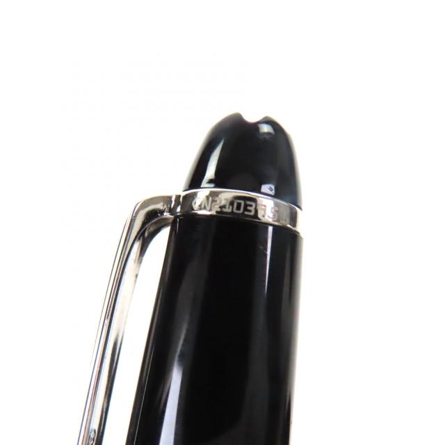 極美品▼MONTBLANC モンブラン マイスターシュテュック Pix ホワイトスター ツイスト式 ボールペン ブラック シルバー ドイツ製 筆記◎_8