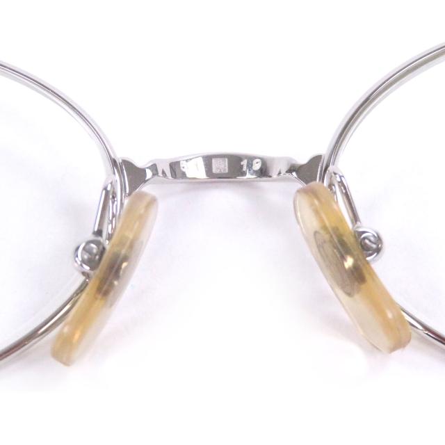 美品□Cartier カルティエ 135 トリニティ メガネ 眼鏡 アイウェア シルバー ブラック 51□19 度入り ケース付き フランス製 メンズ