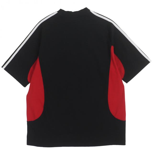 未使用品▼BALENCIAGA adidas バレンシアガ アディダス 2022年製 712401 ロゴ刺繍 ラインデザイン 半袖Ｔシャツ XXS 正規品 メンズ_2