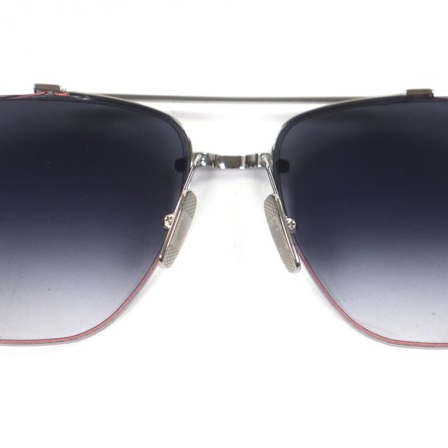 未使用品□DITA ディータ DTS138-A-03 GRAND-EVO ONE ツーブリッジ サングラス シルバー ブラック 57□16-145 度入 日本製_6