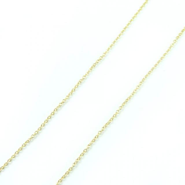 極美品☆TIFFANY&amp;Co. ティファニー バイ ザ yd シングル 金剛石 シャンデリア 750 0.12コンピュータ断層撮影法 K18/750(YG) 差しわたし約4.42粍 掛け目1.78g