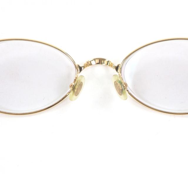 美品□Cartier カルティエ ヴィンテージ トリニティ オーバルレンズ メガネ 眼鏡 アイウェア ゴールド 49□19 度入り フランス製 メンズ_5