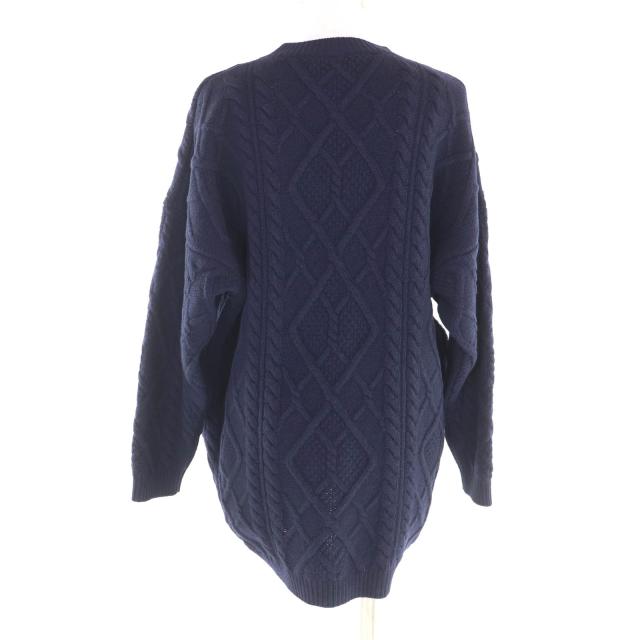 美品★Stella McCartney ステラマッカートニー 2022年製 6K0155 ウール100％ ケーブル柄 オーバーサイズ ニット 36 ハンガー付 正規品_2