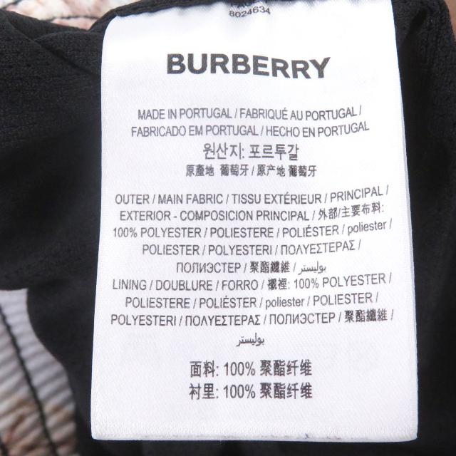 極美品□BURBERRY バーバリー 8024634 ティッシ期 プリントデザイン ロゴパッチ ハーフパンツ ショートパンツ ブラウン L 正規品 メンズ_6