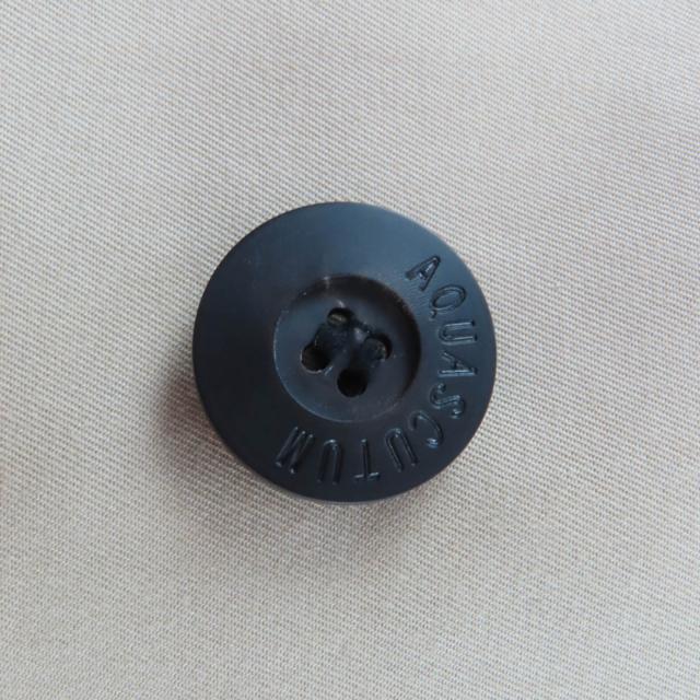 美品★Aquascutum アクアスキュータム 1571000-83 ウールライナー・ロゴボタン付 トレンチコート ベージュ 4 日本製 正規品 レディース_5