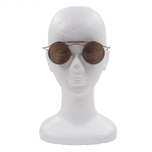 極美品▼MATSUDA マツダ 2903H 43 MGP-MBK メタル マーブル アイウェア サングラス ゴールド ブラウン 43□23-140 メンズ_1