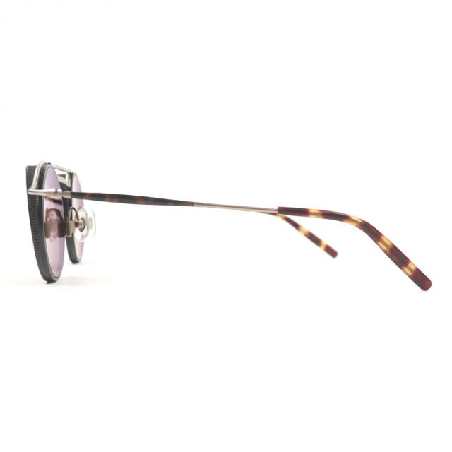 極美品▼MATSUDA マツダ 2903H 43 MGP-MBK メタル マーブル アイウェア サングラス ゴールド ブラウン 43□23-140 メンズ_2