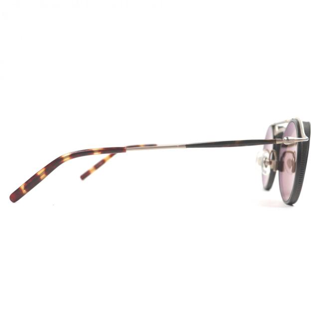 極美品▼MATSUDA マツダ 2903H 43 MGP-MBK メタル マーブル アイウェア サングラス ゴールド ブラウン 43□23-140 メンズ_3