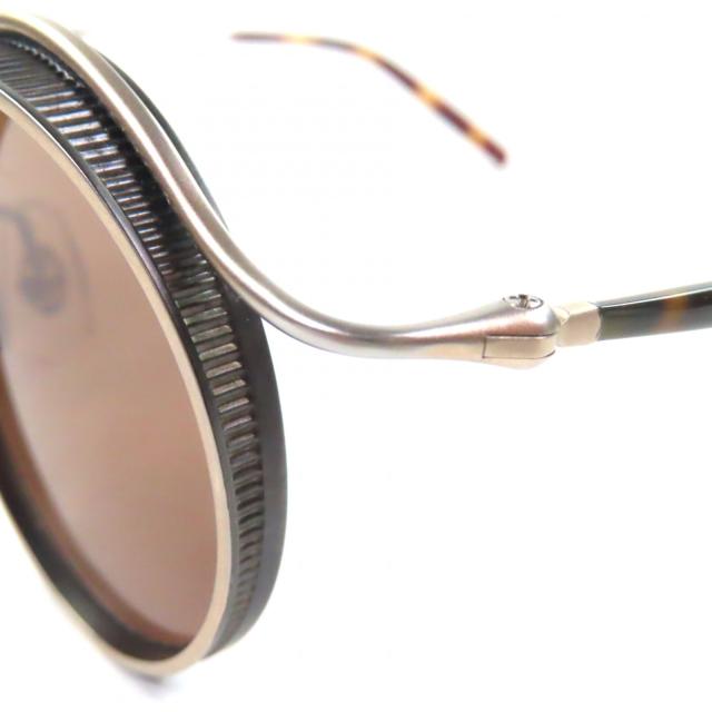 極美品▼MATSUDA マツダ 2903H 43 MGP-MBK メタル マーブル アイウェア サングラス ゴールド ブラウン 43□23-140 メンズ_5