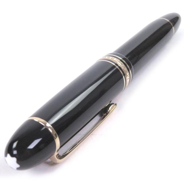 極美品□MONTBLANC モンブラン マイスターシュテュック 149 ペン先14K EFニブ キャップ式 万年筆 ブラック ゴールド ケース付き ドイツ製_3