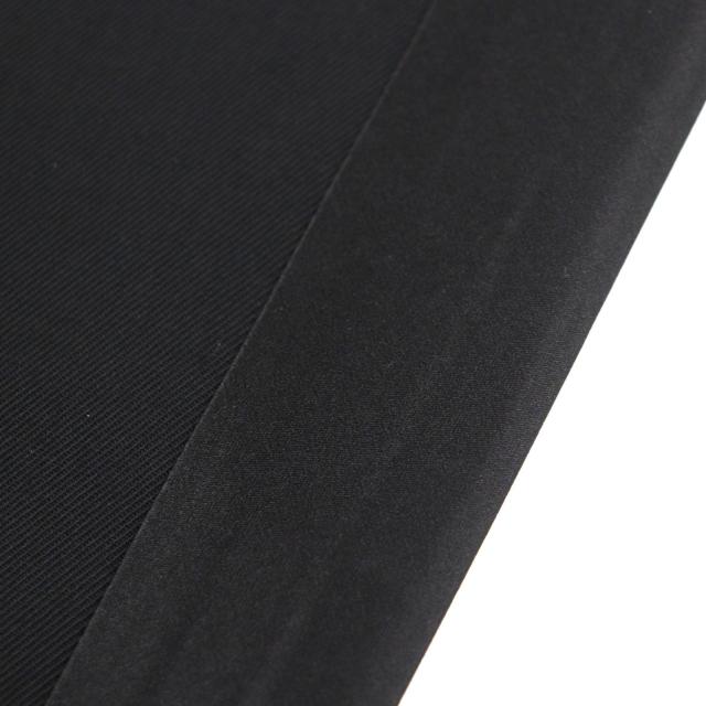極美品▼PRADA プラダ 2022年製 SPH255 バージンウール シルク使い トライアングルロゴ 三角プレート ラインパンツ スラックス 46 正規品_6
