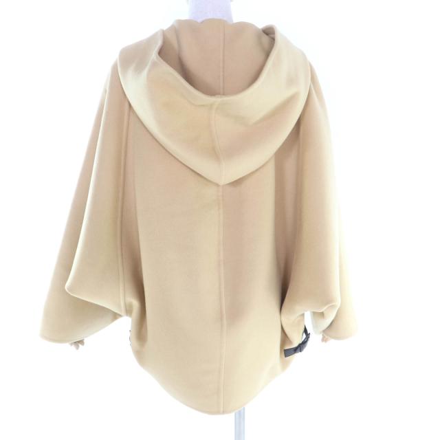 極美品★HERMES エルメス 25AW 5H0193DP カシミヤ100％ 2011プレタポルテ復刻 フード付 ポンチョジャケット 38 ハンガー付 正規品_2