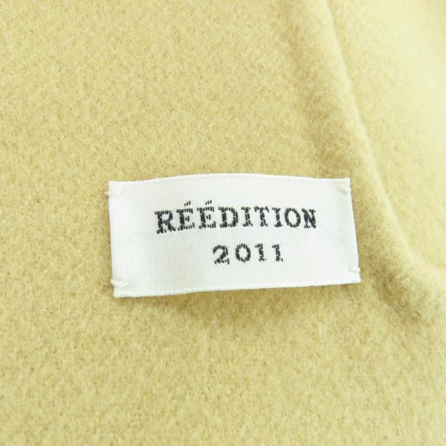 極美品★HERMES エルメス 25AW 5H0193DP カシミヤ100％ 2011プレタポルテ復刻 フード付 ポンチョジャケット 38 ハンガー付 正規品_8