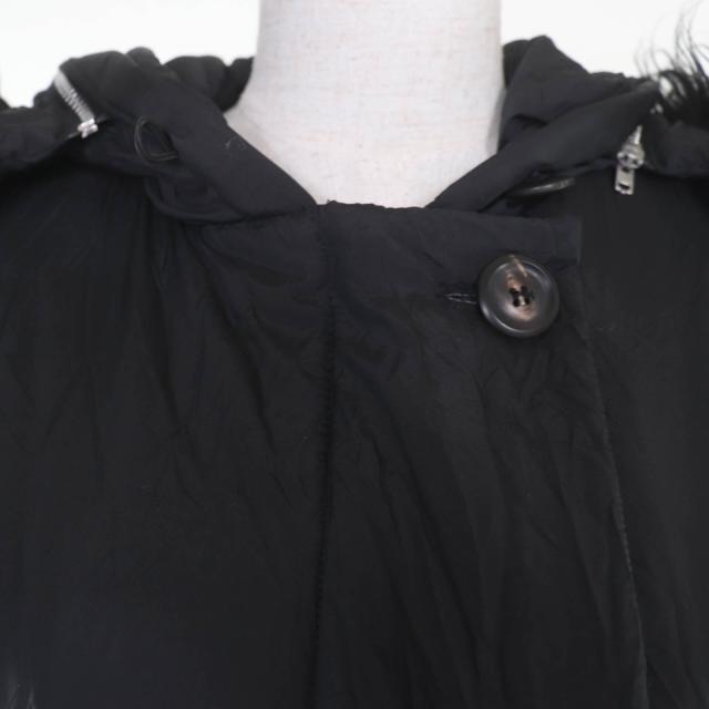 美品☆OUR LEGACY アワーレガシー W4241SS Subtle Parka シワ加工 イタリア製生地使用 フード付 ZIP UP コート ブラック 36 レディース_3