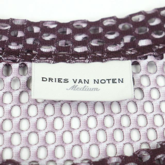 【ドンドン見直し】極美品○DRIES VAN NOTEN ドリスヴァンノッテン 23AW oversized mesh tee コレクション着用 ナンバリング トップス M_6