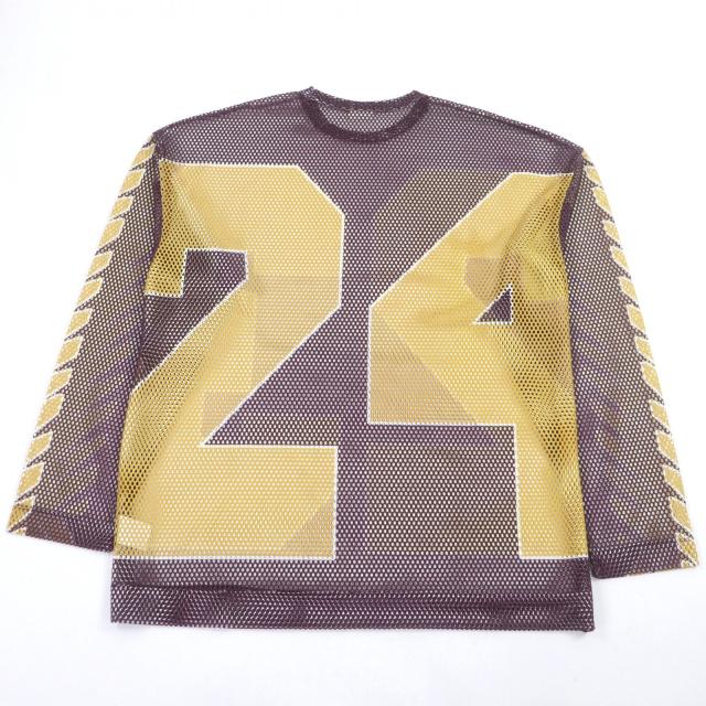 【ドンドン見直し】極美品○DRIES VAN NOTEN ドリスヴァンノッテン 23AW oversized mesh tee コレクション着用 ナンバリング トップス M_2
