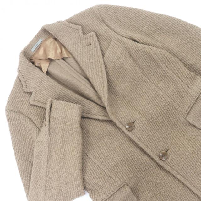 極美品○BOGLIOLI ボリオリ C0301E 23 DOVER ウール100% ロゴボタン