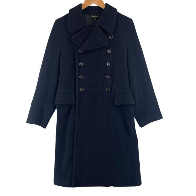 美品▲COMME des GARCONS コムデギャルソン GH-C025 ダブルブレスト ナポレオンコート ウールコート ブラック S 日本製 正規品 メンズ