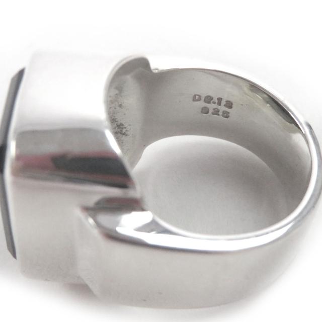 美品□Justin Davis ジャスティンデイビス EMINEM エミネム SV925 ダイヤモンド D0.13ct リング・指輪 シルバー 18号相当 重量25.4g_7