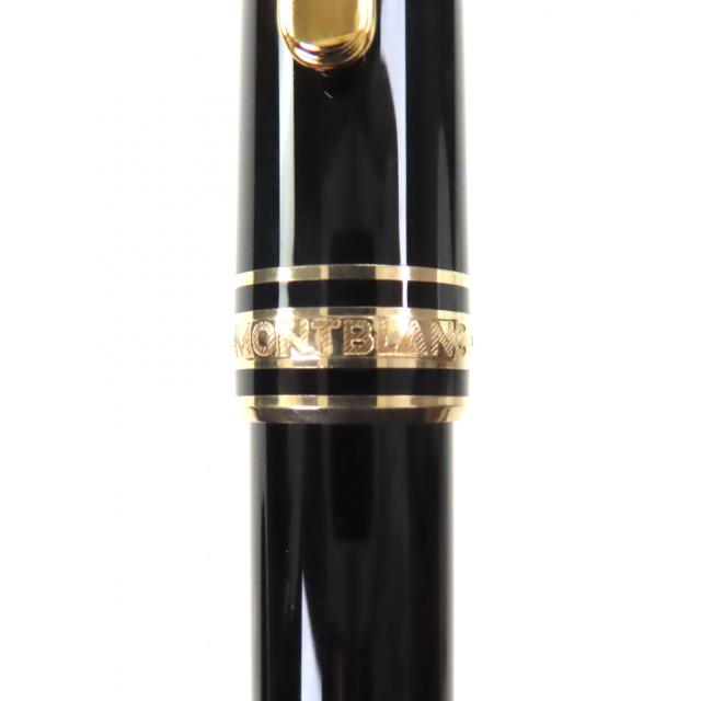 美品▼MONTBLANC モンブラン マイスターシュテュック クラシック ペン先14K Mニブ ホワイトスター 万年筆 ブラック ゴールド ドイツ製_7