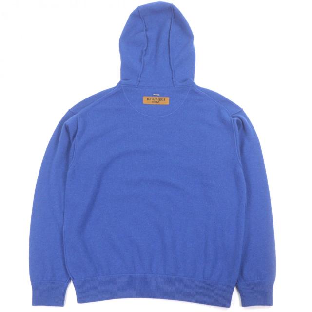 美品□LOUIS VUITTON ルイヴィトン 20SS カシミヤ シルク インサイドアウト ロゴプレート プルオーバー ニットパーカー XS 伊製 正規品_2