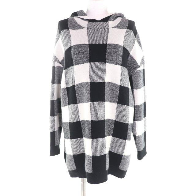 美品★Christian Dior クリスチャンディオール 954S92AM010 カシミヤ バックロゴデザイン ニット プルオーバーパーカー 38 正規品