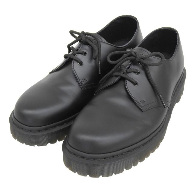 未使用品▲Dr.Martens ドクターマーチン 1461 BEX MONO 3ホール シューズ プラットフォーム レザーシューズ ブラック UK10 箱付き メンズ