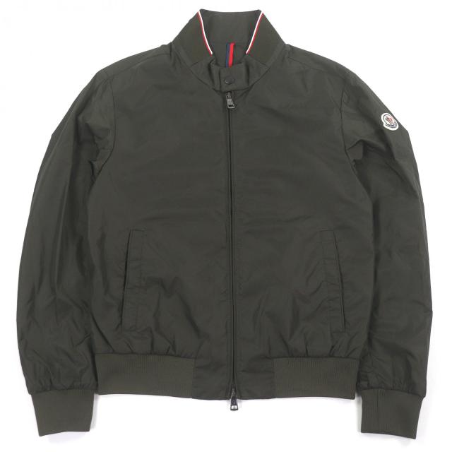極美品□MONCLER モンクレール REPPE GIUBBOTTO ロゴワッペン付き ナイロンジャケット ブルゾンジャケット カーキ 0 正規品 メンズ 32,175円