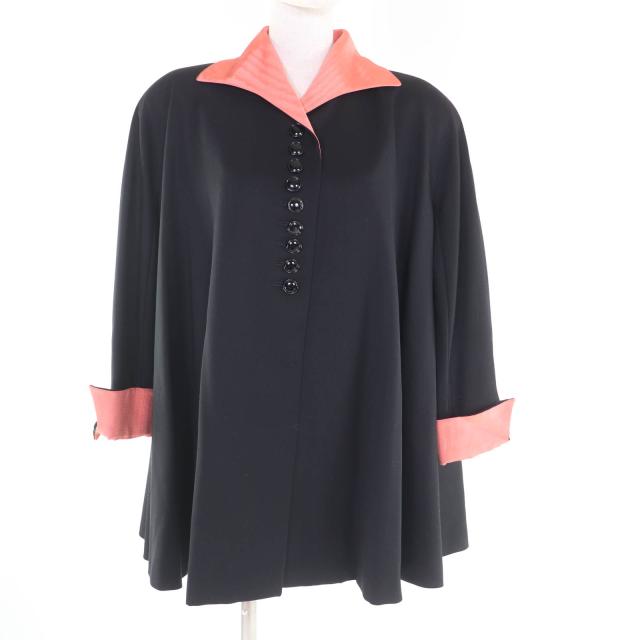 美品★Christian Dior クリスチャンディオール ヴィンテージ 2709010 ウール100％ コレクションNo 21A フロントボタン ジャケット 38