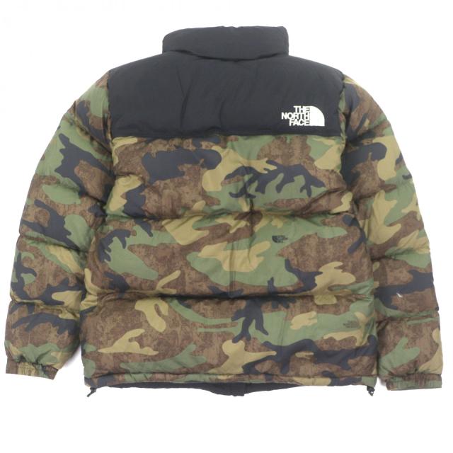 極美品▽ザ・ノースフェイス ND92336 Novelty Nuptse Jacket カモフラ