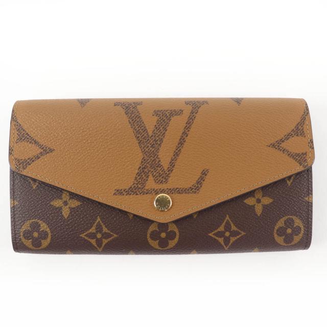 未使用品☆LOUIS VUITTON ルイヴィトン M80726 ポルトフォイユ･サラ モノグラムキャンバス モノグラム･リバース キャンバス 長財布