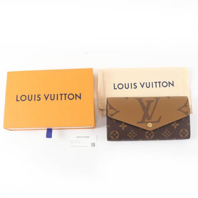 未使用品☆LOUIS VUITTON ルイヴィトン M80726 ポルトフォイユ･サラ モノグラムキャンバス モノグラム･リバース キャンバス 長財布_1