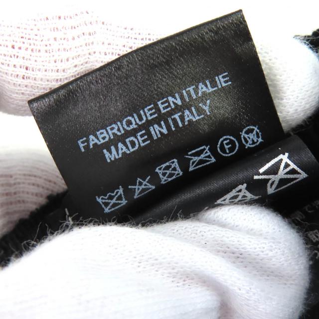 美品△CHANEL シャネル 23B ココマーク ツイード ベースボールキャップ 帽子 ブラック ホワイト ゴールド金具 伊製 正規品 レディース_7