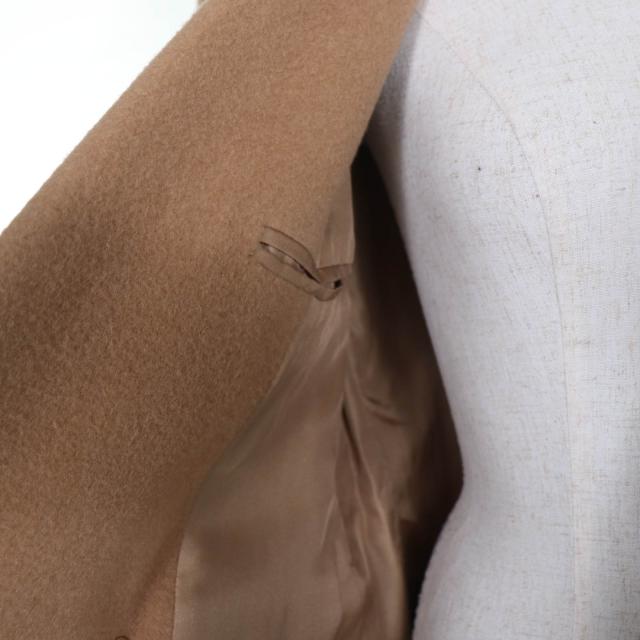 極美品☆RALPH LAURENPURPLE LABEL ラルフローレンパープルレーベル キャメル100％ コート キャメル 2 イタリア製 正規品 レディース_4