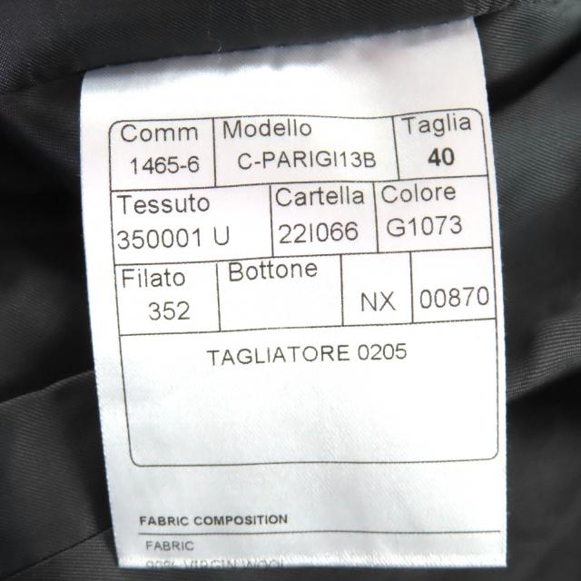 未使用品△TAGLIATORE タリアトーレ カシミヤ100％ シングル チェスターコート グレー 40 イタリア製 レディース シンプル オススメ◎_7