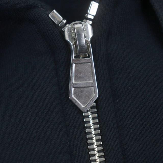未使用品▼HERMES エルメス 25AW H567765HA EX-LIBRIS エクスリブリス シルク使い ジップアップ パーカー ネイビー S 伊製 正規品 メンズ_5