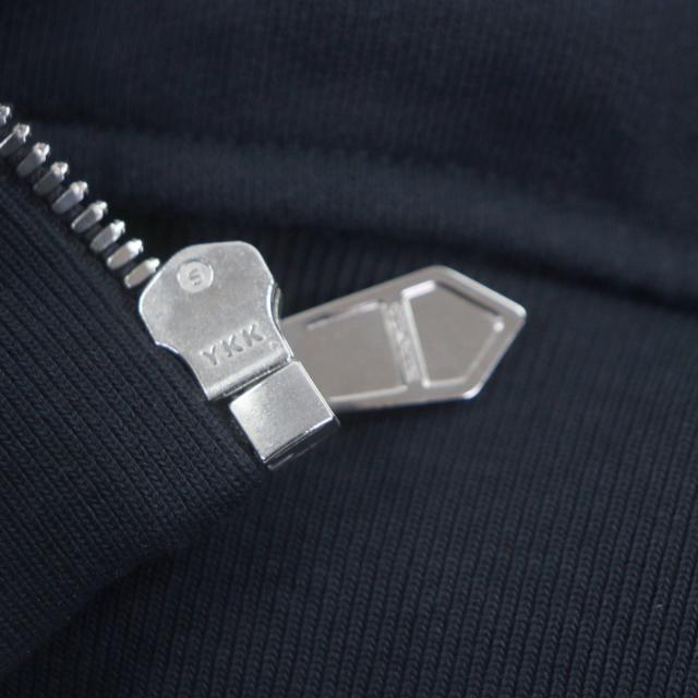 未使用品▼HERMES エルメス 25AW H567765HA EX-LIBRIS エクスリブリス シルク使い ジップアップ パーカー ネイビー S 伊製 正規品 メンズ_6