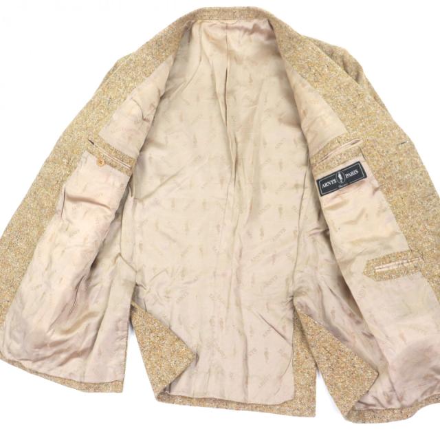 美品▽ARNYS PARIS アルニス JEAN G ウール カシミヤ ツイード
