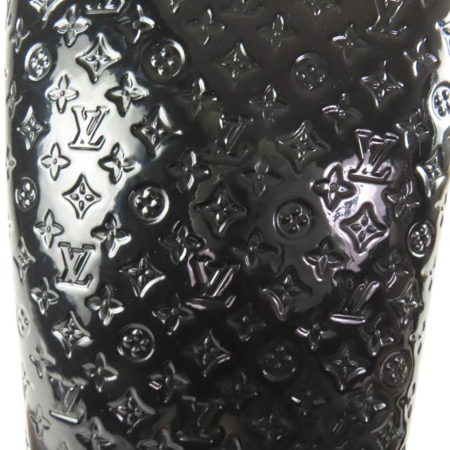 美品☆LOUIS VUITTON ルイヴィトン スプラッシュ・ライン モノグラム レインブーツ ロングブーツ ブラック 38 イタリア製 レディース_7