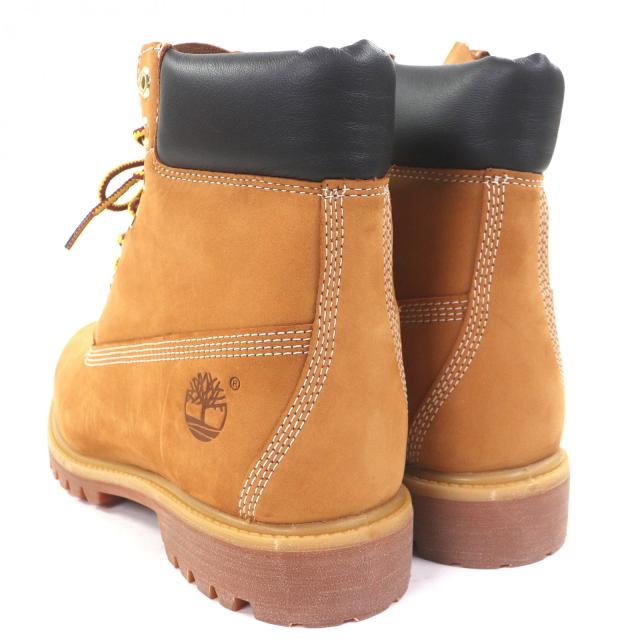 未使用品□Timberland ティンバーランド 10061713 6インチ プレミアム ウォータープルーフ ブーツ ヌバック アンクルブーツ ウィート 7.5_5