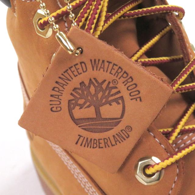 未使用品□Timberland ティンバーランド 10061713 6インチ プレミアム ウォータープルーフ ブーツ ヌバック アンクルブーツ ウィート 7.5_7