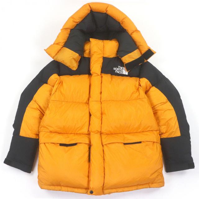 極美品□THE NORTH FACE ザ・ノースフェイス ND92031 Him Down Parka ゴアテックス WZIP ダウンジャケット イエロー系 S 正規品 メンズ