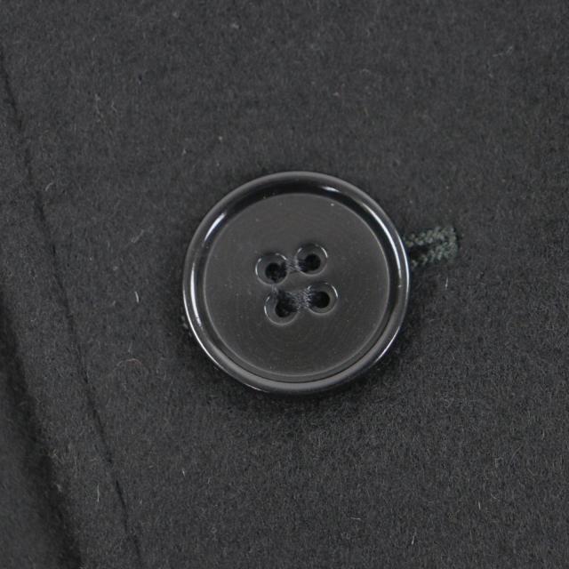 美品▼ARMANI COLLEZIONI アルマーニコレッツォーニ T LINE ウール カシミヤ 撥水加工 シングル チェスターコート ブラック 52 正規品_4
