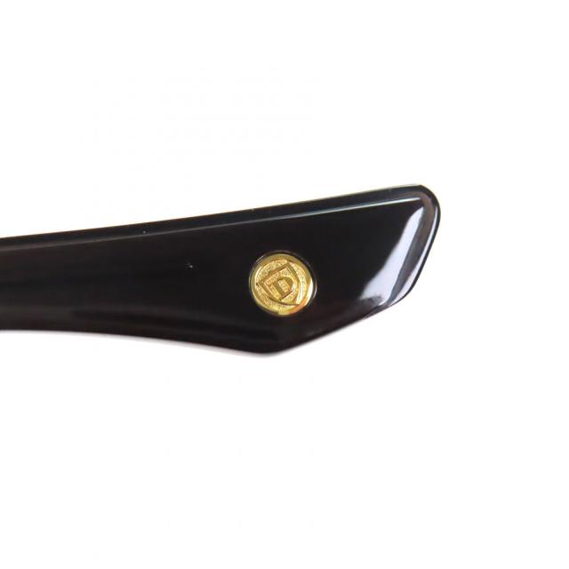 未使用品▼DITA ディータ DTS739 スクエア アジアンフィット サングラス ブラック ゴールド 52□21-144 デモレンズ メンズ_8
