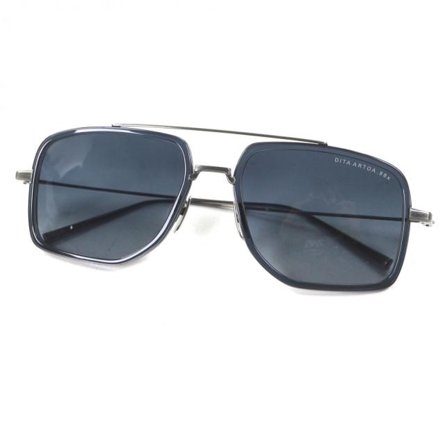未使用品▼DITA ディータ DTS471 ARTOA.88X ティアドロップ ツーブリッジ アイウェア サングラス 57□16-145 デモレンズ