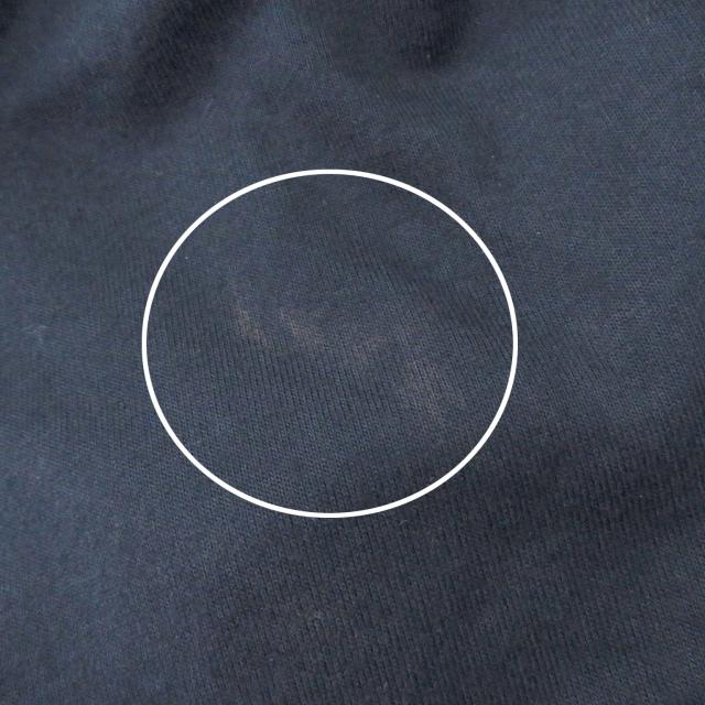 美品□HERMES エルメス 22SS コットン100％ ラムレザーホースパッチ ショートスリーブ 半袖Ｔシャツ カットソー ネイビー S イタリア製_8