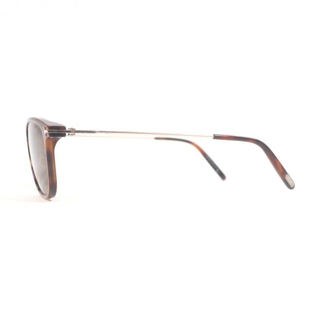 良品□TOM FORD トムフォード TF672 53E Beau ウェリントン サングラス クリアブラウン ピンクゴールド 51□21-145 イタリア製 メンズ　_2