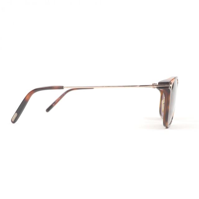良品□TOM FORD トムフォード TF672 53E Beau ウェリントン サングラス クリアブラウン ピンクゴールド 51□21-145 イタリア製 メンズ　_3
